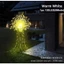 Đèn LED năng lượng mặt trời Đèn pháo hoa Firecracker Wicker Đèn dây đồng Dây đèn ngoài trời Sân đất Cắm đèn trang trí YO1Y