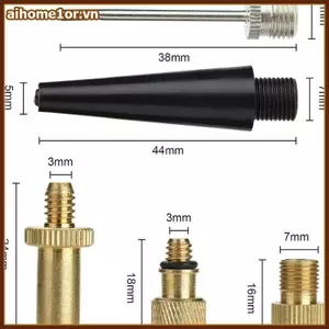 AIHOM 26 Chiếc Đồng Xe Đạp Van Adapter Bộ Bơm Bơm Bơm Hơi Cho Lốp Xe Đạp Bóng Đá Đi Xe Đạp Phụ Kiện,
