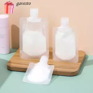Túi đựng đồ du lịch GAVESTO, Túi đựng mỹ phẩm trong suốt vòi phun, Túi đựng nước giải khát PET