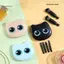 BeautifulHomeA 6 Chiếc Mini Du Lịch Bộ Cọ Trang Điểm Có Gương Mèo Hộp Bảo Quản Du Lịch Bộ Cọ Trang Điểm Bột Mỹ Phẩm Blush Trộn Bàn Chải VN