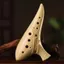 QEARY 12 lỗ Ocarina, Nhạc cụ Ocarina cỡ nhỏ Alto C, Thổi cong mượt mà Âm thanh mềm Dụng cụ dễ dàng Nhựa ABS Ocarina Kid