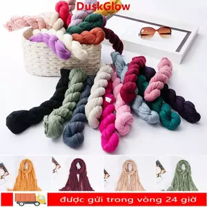 Khăn choàng DUSKGLOW, Khăn mềm chống nắng, Khăn quàng cổ đi biển mỏng dài mùa hè dành cho nam giới