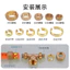 1216 Nhôm Nhựa Ống Phụ Kiện 1418 Đồng Khớp Đai Ốc Snap Ring 1620 Năng Lượng Mặt Trời Ống Phụ Kiện Kẹp Vòng Kẹp Tay 4 Điểm 6.11 CGVW