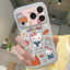 Ốp lưng iPhone họa tiết da mạ mèo Kitty iPhone 17 16 15 14 13 12 11 Pro Max Plus Max