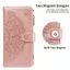 Ốp Lưng Cho OPPO Find X9 Da Mandala Siêu Nổi 9 Tờ Khe Cắm Thẻ Dây Đeo Tay Chống Rơi Vỏ Điện Thoại
