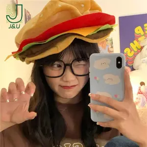Mũ Burger ngộ nghĩnh đa năng dễ thương thời trang Mũ cá tính thông thường