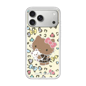 Ốp điện thoại cứng hình con báo từ tính hoạt hình cho mèo cho iPhone 17 Pro 16 Pro Max 15 14 Vỏ bảo vệ mờ mờ mờ trong suốt