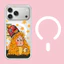 Ốp Điện Thoại Bé Trai Mì Ăn Liền Từ Tính Cho iPhone 17 Pro 16 Pro 15 14 Max Cứng Mờ Mờ Bảo Vệ Vỏ