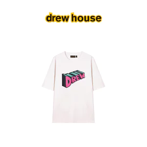 House superdrew 100% Cotton Cao Cấp Cổ Tròn Áo Thun Tay Ngắn Cổ Tròn Áo Thun 0612