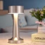 Đèn Bàn LED Hình Tạ Kim Loại, 3 Màu Ánh Sáng, Cổng Sạc USB, Thích Hợp Cho đầu Giường, Quán Cà Phê, Quán Bar