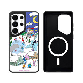 Từ Tính May Mắn Nhà Cỏ Gương Cứng Phone Case Cho Samsung Galaxy S26 25 24 23 UItra S26 25 24 23 Plus Vỏ Bảo Vệ Chống Sốc