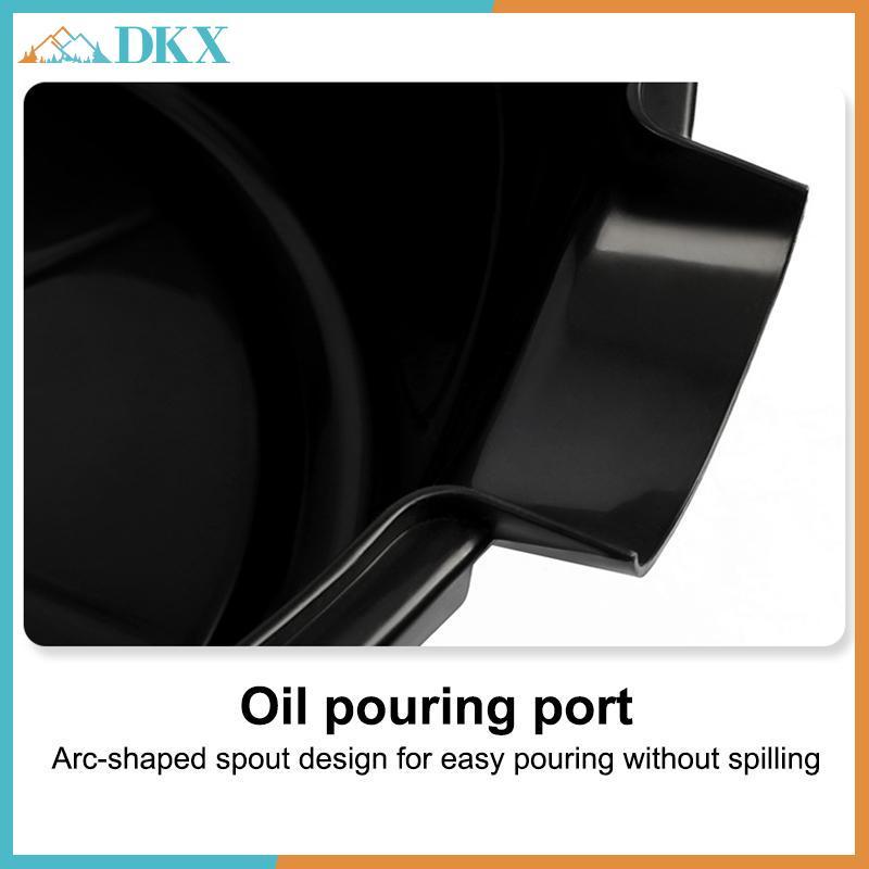 DKX Thay Dầu Chảo Thoát Nước Dung Tích 8 Lít Khay Nhựa Ô Tô Di Động Chống Tràn Để Bảo Trì Sử Dụng Nhà Để Xe.