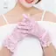 HNKMP Nữ Vintage Sheer Găng Tay Ren Ngắn Cô Dâu Găng Tay Cưới Cô Dâu Tiệc Trà Derby Chiều Dài Cổ Tay Găng Tay Hoa Cho Bữa Tối Phụ Kiện Trang Phục Lạ Mắt Găng Tay.