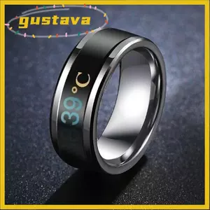 Nhẫn tâm trạng GUSTAVA Magic Thép không gỉ sáng tạo thông minh