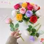 Bút hoa hồng BEABOUT, Bút bi hoa hồng 2 lưới 3 inch, Thiết kế bảng điều khiển trò chơi Họa tiết động vật có móc khóa Bút hoa hồng mô phỏng Viết & Viết nhật ký