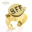 PNPIA- 2022 Xu Hướng BFF Nhẫn Dành Cho Thiếu Niên Anime Dễ Thương Mở Nhẫn Cho Người Phụ Nữ Trang Sức Người Bạn Thân Sinh Nhật Quà Tặng