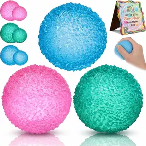 Nhiều Màu Họa Tiết Thạch Bóp Bóng Đồ Chơi Giảm Căng Thẳng Vui Nhộn Để Làm Mát Và Cải Thiện Tập Trung Hàng Ngày
