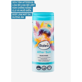 Sữa tắm Balea After Sun Đức - Sữa Tắm loại bỏ chất CLO HAY MUỐI BIỂN 300ML