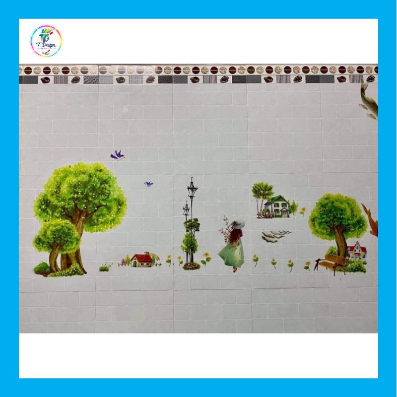 "Decal dán tường trang trí phòng khách và phòng ngủ - mẫu mã đa dạng, sáng tạo"