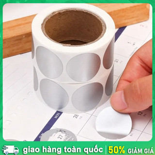Tem tự dính cào bạc vàng, 1 cuộn 500 cái Phim thẻ cào, Tiết lộ quà tặng, Cào để lộ phần thưởng