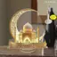 {BUDDI} Trang trí lâu đài hình lưỡi liềm Acrylic 2D Trang trí lễ hội Ramadan Eid Al-Fitr Mubarak Bảng hiệu bàn Hồi giáo Trang trí sự kiện tiệc tại nhà {buddingenergy}