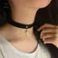 Vòng cổ thời trang phong cách Hàn Quốc Nelace dành cho nữ Dây chuyền xương đòn Gothic cổ điển với mặt dây chuyền mặt trăng Cô gái Ne Phụ kiện trang sức [Mina]