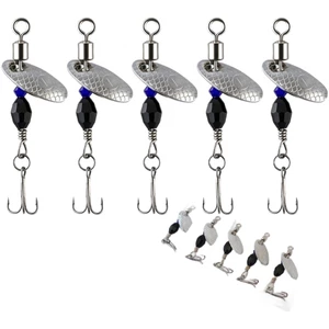 Spinner Mồi Dụ Xoay 360 Độ Phản Quang Tất Cả Hiệu Suất Lớp Nước