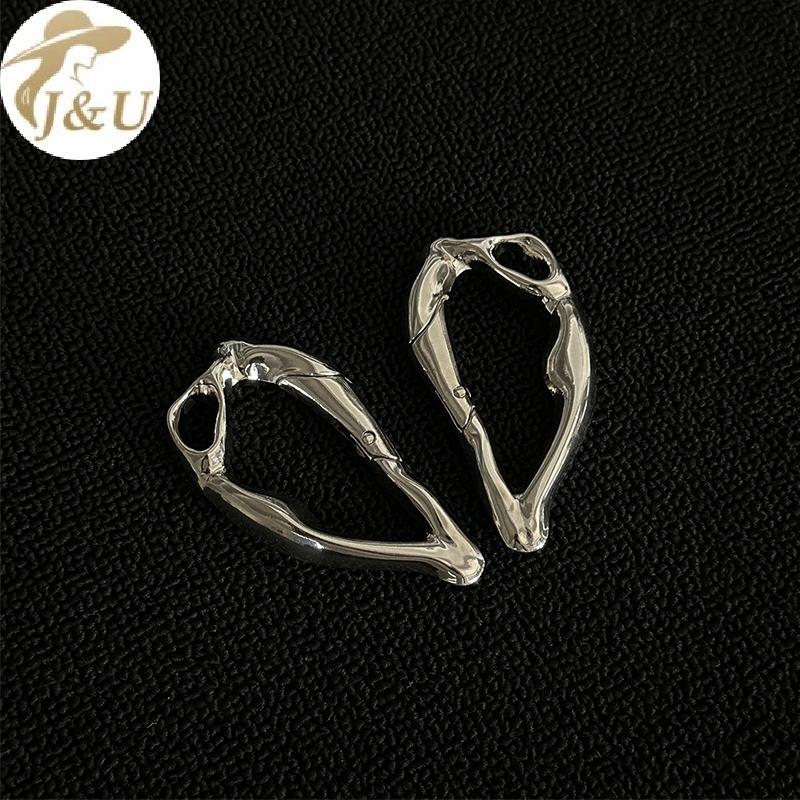 JU Kim Loại Hình Đặc Biệt Carabiner Móc Khóa Đa Năng Leo Núi Xe Chìa Khóa Gothic Bapa Eo Treo Trang Trí DIY Y2K VN