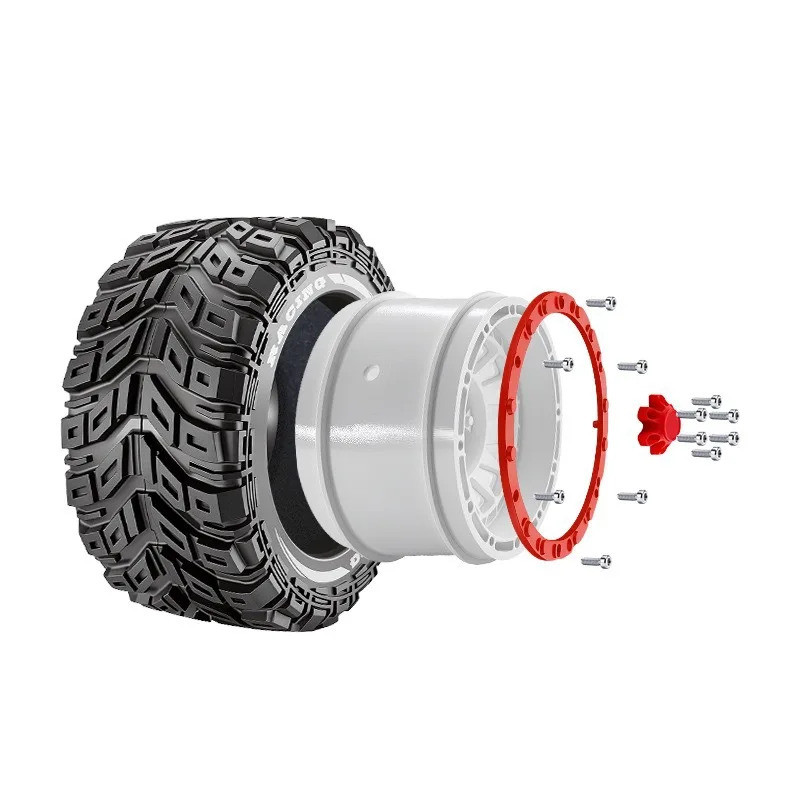 4 90mm 12mm Hex Lốp Cao Su Bánh Xe Cho MJX 16207 / 16208 HBX 16889 SCY 16101 / 16102 Traxxas 1 / 16 Summit E-Revo ARRMA Mini Kraton 1 / 14 1 / 16 Traxxas Summit E-Revo