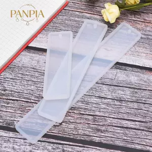 PNPIA- 3 Cái Hình Chữ Nhật Đánh Dấu Trang UV Khuôn Silicon Nhựa Dính Khuôn DIY Thủ Công Làm