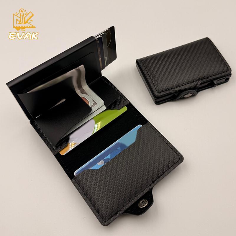Alittlesetrtu Ví Đa Chức Năng Dành Cho Nam Nữ RFID Bloing Kim Loại Đựng Thẻ 12 Khe Thích Hợp Cho Mua Sắm VN