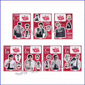 SQ3 BTS SUGA Tấm Đứng ARIRANG Acrylic Tấm Đứng Ký Ngôi Sao Để Bàn Trang Trí QS3