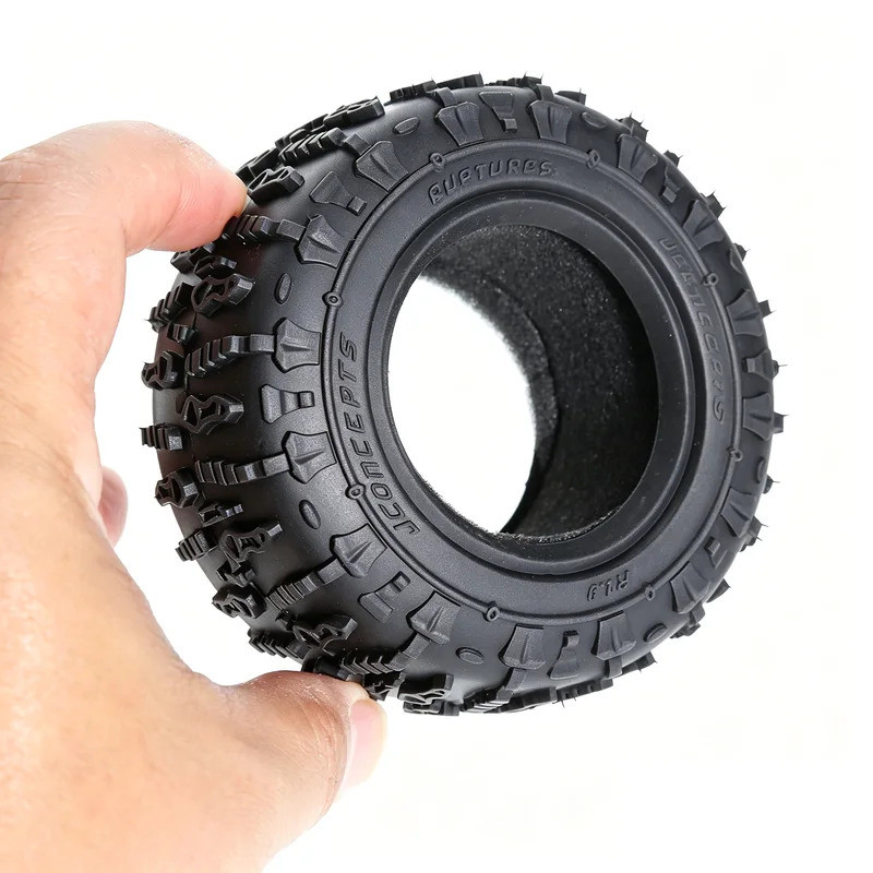 4 Lốp Cao Su 90mm 1.9 Inch 90x38mm Cho 1 / 12 1 / 10 Xe Bánh Xích Tương Thích Với MJX H12Y + AXIAL SCX10 Tamiya CC01 D90 WLTOY Tamiya CC01 WLTOY Traxxas TRX4 Gen8 MST