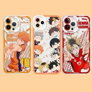 Ốp Điện Thoại Di Động Cho Samsung Galaxy A57 A17 A56 A36 A26 A55 A16 A15 A07 A06 A54 A53 Ốp Lưng Anime Haikyuu Shoyo Hinata Tobio Kageyama Kozume Kenma Họa Tiết Trong Suốt Mềm Mại