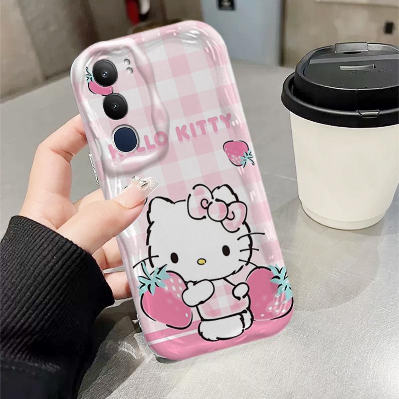 Vỏ Silicon Hoạt Hình Cho VIVO Y19S Pro Y29 Điện Thoại Thông Minh 3D Vỏ Điện Thoại Mềm TPU Kitty Sinh Viên Ốp Lưng Chống Sốc