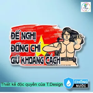 "Decal Dán Xe 'Giữ Khoảng Cách'