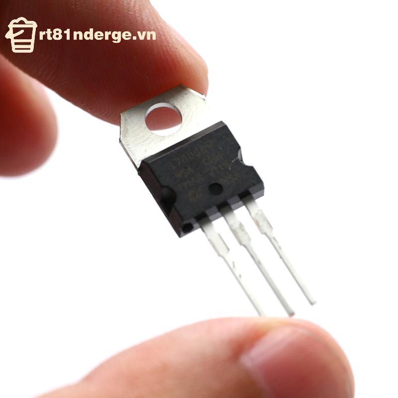 Ge 10 chiếc L7805CV L7805 7805 Bộ điều chỉnh điện áp IC 5V 1.5A TO-220 sản xuất tại Trung Quốc n