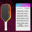 Mái Chèo Bóng Pickleball BRARA, Vợt Bóng Pickleball Sợi Carbon T700, Tay Cầm Chống Trơn Trượt USAPA Được phê duyệt Bề Mặt Mờ Pickle Bóng Mái Chèo
