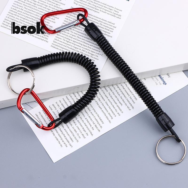 Trailblazer Có Thể Thu Vào Đàn Hồi Móc Khóa Carabiner Móc Lò Xo Chống Mất Dây Cho Đi Bộ Đường Dài Cắm Trại Mới