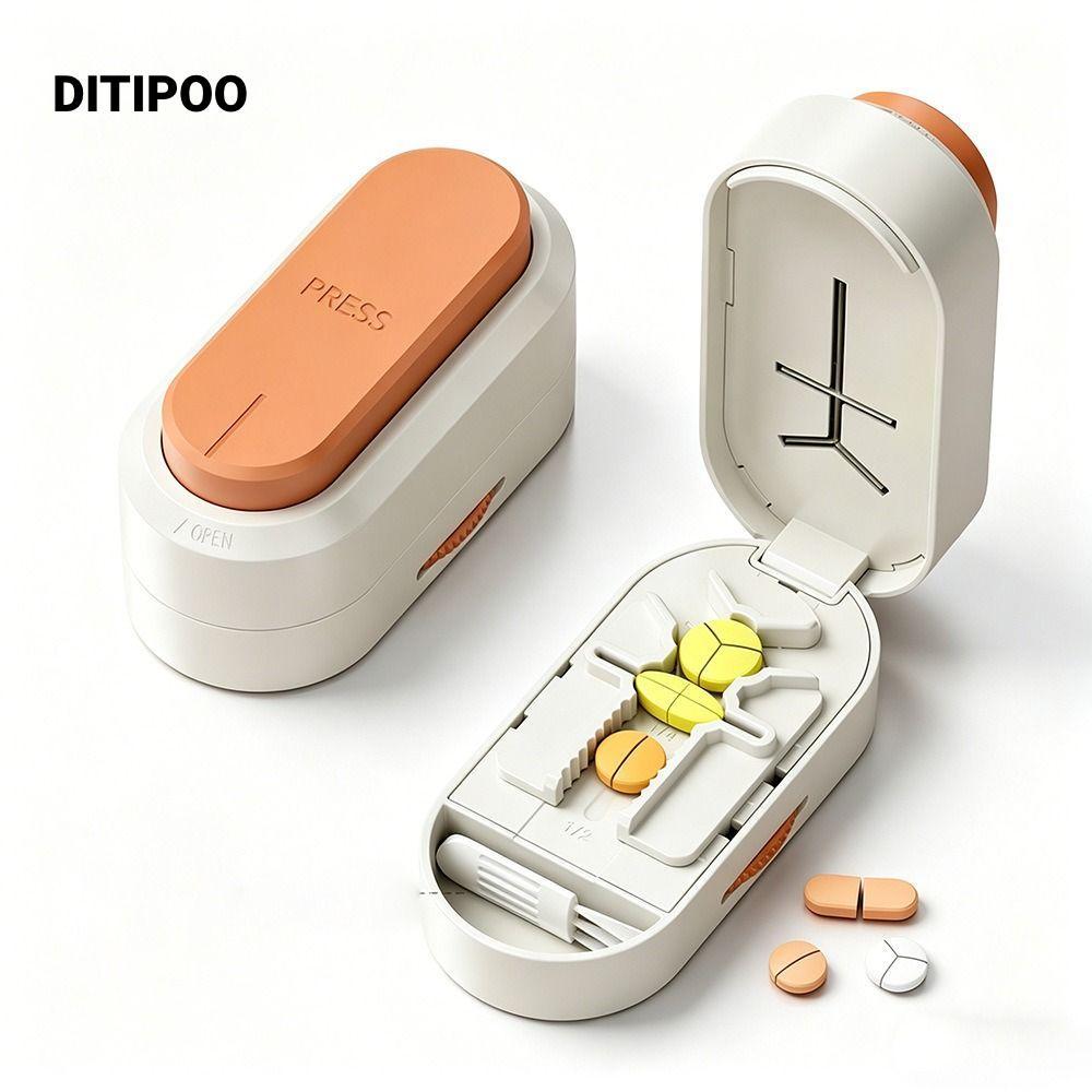 Bộ chia thuốc DITIPOO, Máy cắt thuốc có thể điều chỉnh chống bụi, Máy chia viên dạng lưỡi ẩn Bộ chia thuốc