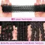 LUImo Afro Twist Móc Tóc 16 Inch Tổng Hợp Springy Kinky Mở Rộng Tách Trước Cho Bảo Vệ Phong Cách Bện Và Xoắn SBS