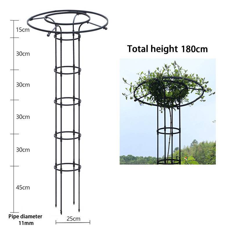 Springevenstar giàn leo cây vườn dạng dù, hỗ trợ cây leo, tự lắp DIY, phù hợp chậu hoa, Springevenstar