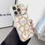 Ốp lưng iPhone Mạ họa tiết da Họa tiết may mắn iPhone 17 16 15 14 13 12 11 Pro Max Plus Max