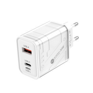 55Bộ sạc nhanh QC3.0 PD30W type-c120W 3cổng sạc nhanh ổn định cổng sạc dành cho các dòng Công nghệ GAN chống