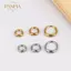 PNPIA- 20 Chiếc Kẹp Thép Không Gỉ 5 6 8 Mm Đầu Nối Trang Sức Bền Đẹp Cho Vòng Tay Làm Phụ Kiện DIY Lý Tưởng Cho Quà Tặng Handmade