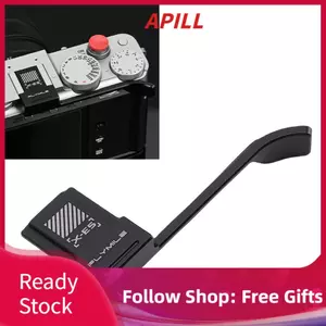 apill Wisoqu Camera Thumb Grip Hợp kim nhôm tiện dụng Không trơn trượt với Vỏ bọc giày nóng cho X E5 DSLR (Màu đen)