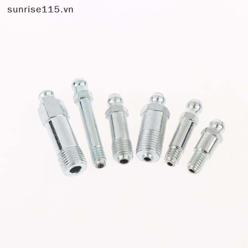 Núm Vú Mỡ SRVN 5 Cái Kéo Dài Zerk M6 M8 M10 Đầu Nối Đầu Mét Cho Cơ Bôi Trơn Nối Dài Chất Liệu Bền Độ Cao.