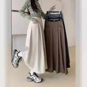 Khăn choàng lưng cao cỡ lớn Slimer Look Black Suit Váy chữ A