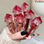 VVDZA Mirror Lip Gloss, Son bóng mờ pha lê ánh sáng, Son môi bão hòa thấp dưỡng ẩm lâu trôi 3g Mỹ phẩm Son Tint