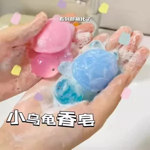 Xà phòng trẻ em hình rùa dễ thương, handmade tinh dầu, rửa mặt tự nhiên, đồ trang trí